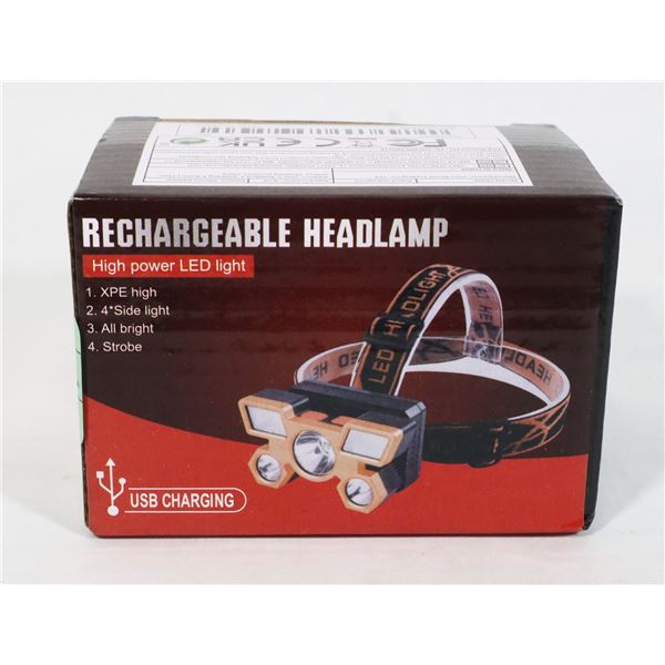 NEW USB CHARGEABLE LED HEADLAMP