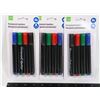 Image 1 : 3 NEW 4PC SET OF PERMANENT MARKERS