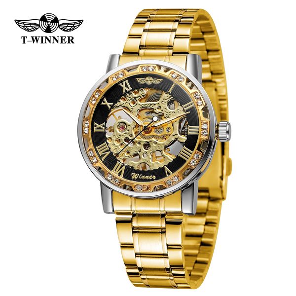 NEW MECHANICAL SKELETAL T-WINNER WATCH