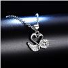 Image 2 : 1 CT GRA CERTIFIED MOISSANITE 925 SILVER NECKLACE