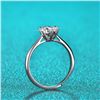 Image 3 : 2 CT GRA CERTIFIED BRILLIANT CUT MOISSANITE