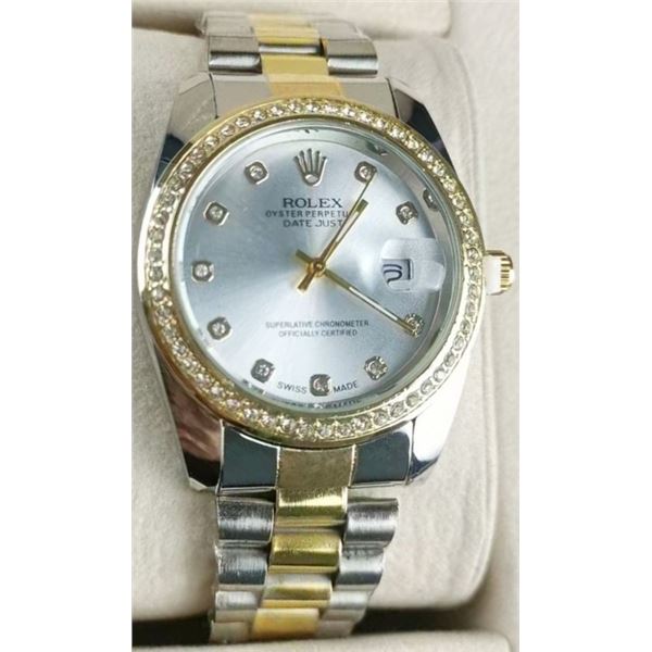 NEW REPLICA ROLEX "DATE JUST "QUARTZ WATCH