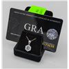 Image 1 : #926-3.00 CT GRA CERTIFIED ROUND BRILLIANT CUT