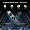 Image 2 : BRAND NEW 7 COLOUR LED JOYCONS CONTROLLER FOR