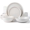 Image 1 : BRAND NEW ARORA SKUGGA ROUND STONEWARE PLATE SET