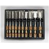 Image 1 : JAPANESE WOOD CARVING SET OF 12
