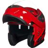 Image 2 : NEW ILM-953 PRO SIZE SMALL RED MOTORCYCLE HELMET