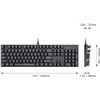 Image 5 : BRAND NEW AUKEY WIRED MECHANICAL GAMING KEYBOARD