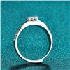 Image 2 : 2 CT GRA CERTIFIED MENS MOISSANITE 925 SILVER