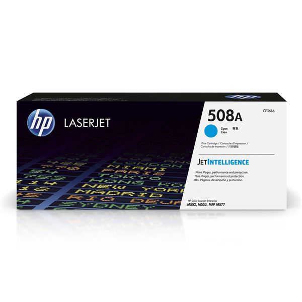 NEW HP LASERJET CF361A PRINTER CARTRIDGE - CYAN