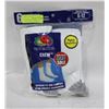 Image 1 : WHITE CREW SOCKS 6-12 SIZE 6-PACK FRUIT OF LOOM
