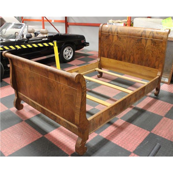 DOUBLE SIZE ESTATE SLEIGH BEDFRAME