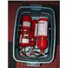 Image 1 : LOT OF FIRE EXTINGUISHERS