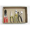 Image 1 : FLAT WITH LARGE WRENCHES/CUTTERS & CRESCENT