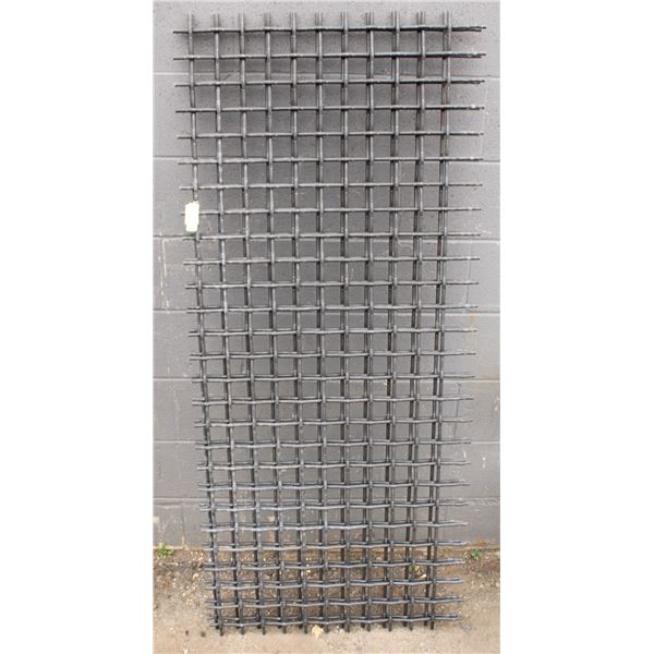 SET OF TWO 64 X 26" HIGH CARBON STEEL SCREENS