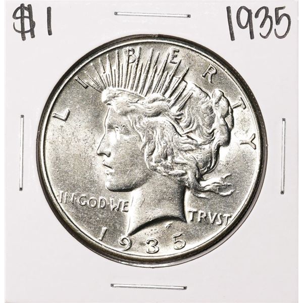 1935 $1 Peace Silver Dollar Coin