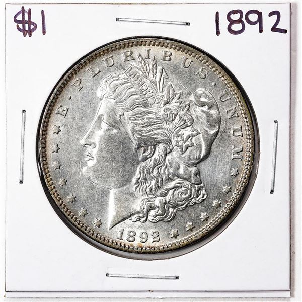 1892 $1 Morgan Silver Dollar Coin