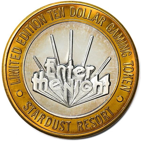 .999 Silver Stardust Resort Las Vegas, Nevada $10 Casino Limited Edition Gaming Token