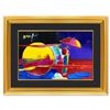 Image 1 : Peter Max "New Moon 2" Original Mixed Media on Paper