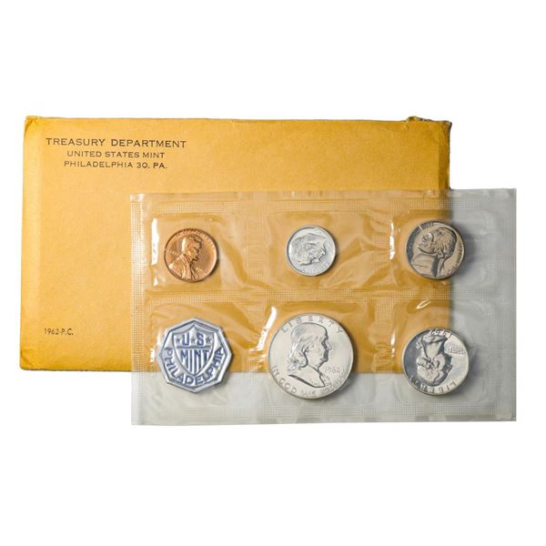 1962 (5) Coin Proof Set in Envelope