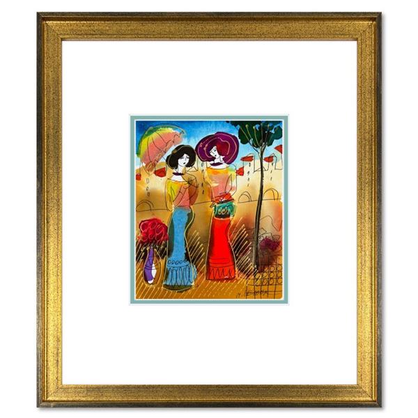 Moshe Leider Original Mixed Media on Paper