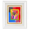 Image 1 : Peter Max "Angel with Heart" Original Mixed Media on Paper