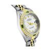 Image 3 : Rolex Ladies Two Tone Emerald and Diamond Datejust Wristwatch With Rolex Box