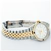 Image 5 : Rolex Mens Two Tone Sapphire and Diamond Datejust Wristwatch