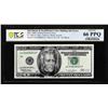 Image 1 : 1996 $20 Federal Reserve Note Ink Smear & Insufficient Color Error PCGS Gem Unc 66PPQ