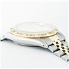 Image 8 : Rolex Mens Two Tone White Roman Diamond Datejust Wristwatch