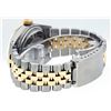 Image 7 : Rolex Mens Two Tone Champagne Tapestry Index Datejust Wristwatch