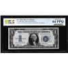 Image 1 : 1934 $1 Funnyback Silver Certificate Note Fr.1606 PCGS Choice Uncirculated 64PPQ