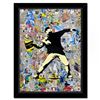 Image 1 : Mr Brainwash "Banksy Thrower" Original Mixed Media on Paper