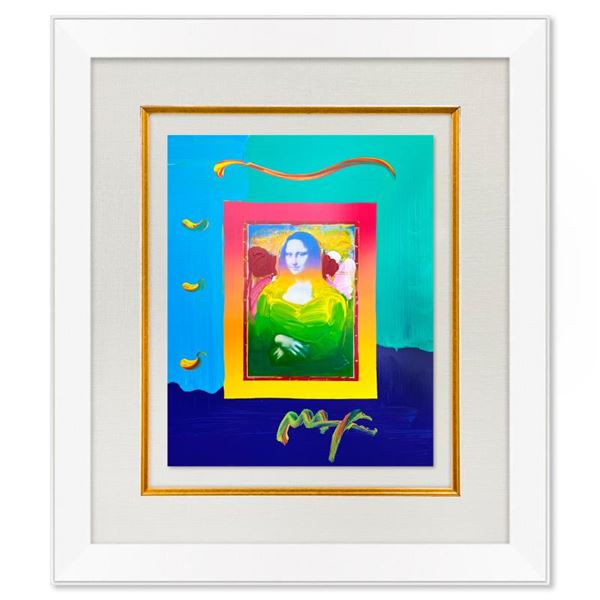 Peter Max "Mona Lisa" Original Mixed Media on Paper