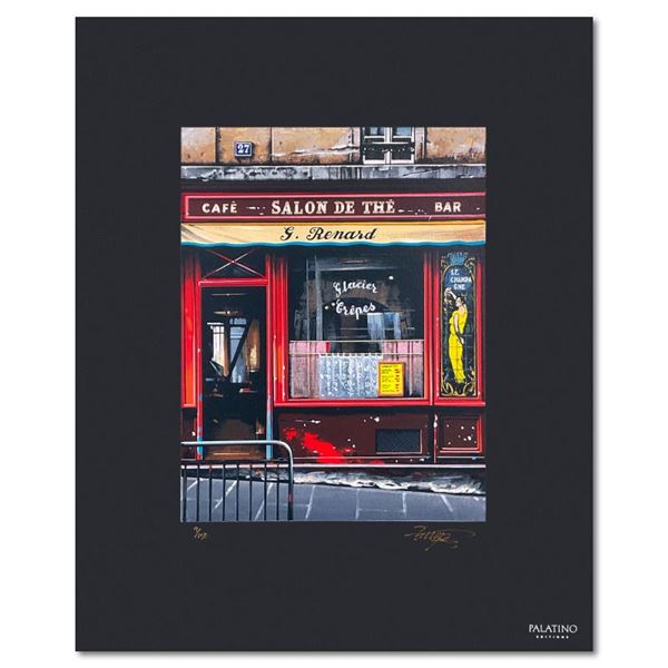 Thomas Pradzynski (1951-2007) "Salon de The" Limited Edition Serigraph on Paper