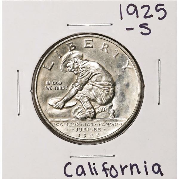 1925-S California Diamond Jubilee Commemorative Half Dollar Coin