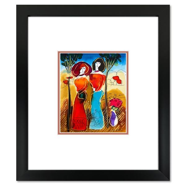 Moshe Leider Original Mixed Media on Paper