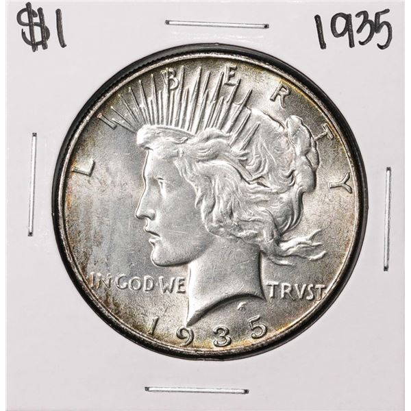 1935 $1 Peace Silver Dollar Coin