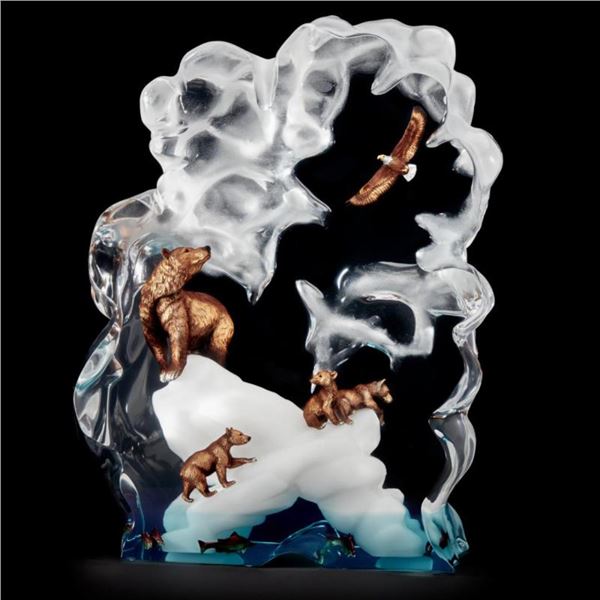 Kitty Cantrell "Majestic View" Limited Edition Mixed Media Lucite Sculpture