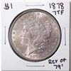 Image 1 : 1878 7TF Reverse of 79' $1 Morgan Silver Dollar Coin