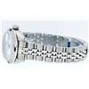 Image 7 : Rolex Ladies Stainless Steel Sapphire and Diamond Datejust Wristwatch