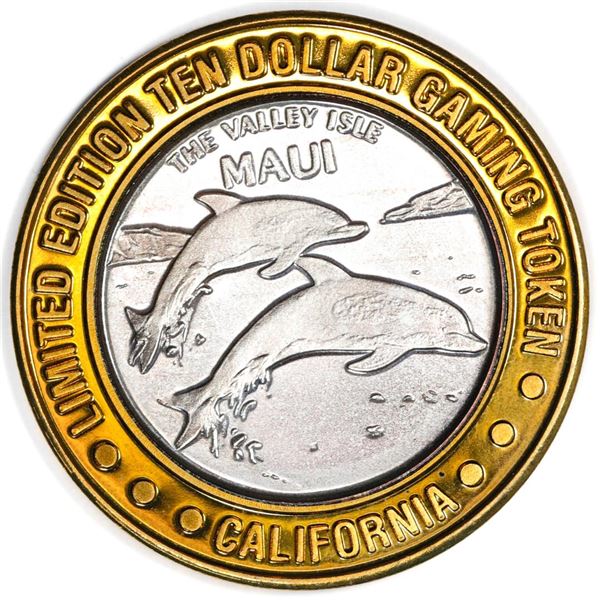.999 Silver Sam Boyd's California Hotel $10 Casino Limited Edition Gaming Token