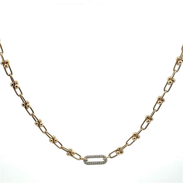 14KT Yellow Gold 0.40 ctw Diamond Necklace