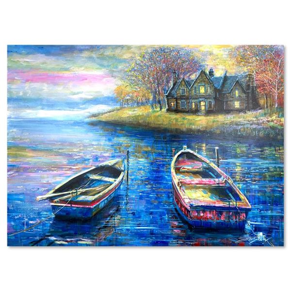 Vadik Suljakov "Mistique Lake" Original Oil on Canvas