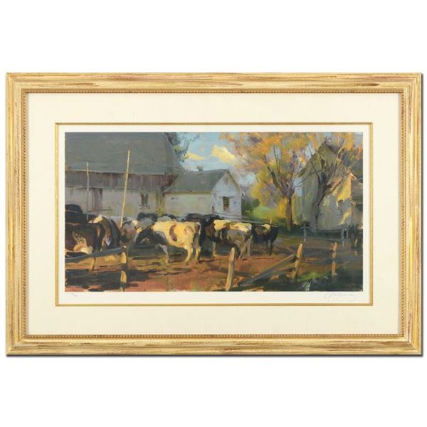 Dan Gerhartz "Evening Holsteins" Limited Edition Giclee on Paper