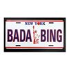 Image 1 : Steve Kaufman (1960-2010) "BADA BING" Original Mixed Media on Canvas