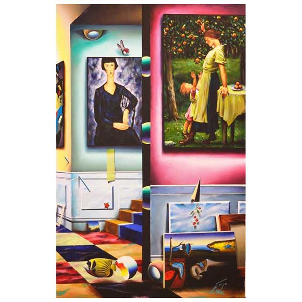 Ferjo "From A Butterfly Iii" Original Oil on Canvas