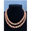 Image 1 : Lovely Vintage Rhodonite? Beads Stone Necklace
