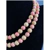 Image 2 : Lovely Vintage Rhodonite? Beads Stone Necklace