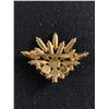 Image 2 : Beautiful Vintage AB & Brown Crystal Spray Brooch